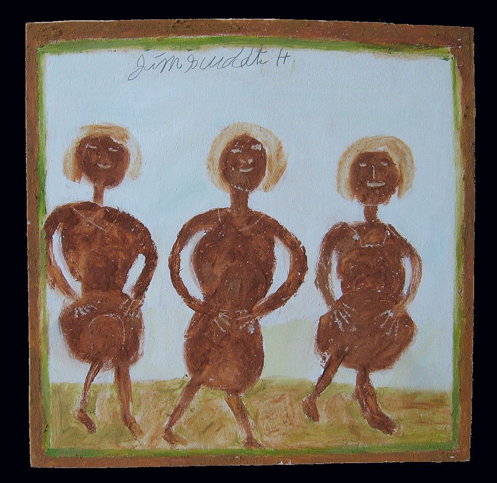 Three Women by Jimmie Lee Sudduth